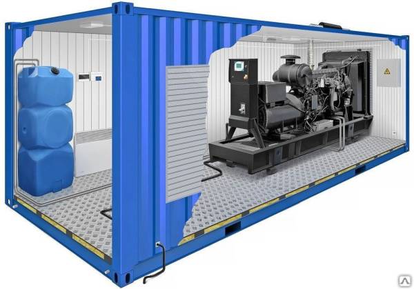 Блок-контейнер утепленный для дизельного генератора TBd 220TS