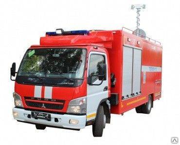Пожарно-спасательный автомбиль с мдицинскиммдулемПСА-м (Fuso Canter)