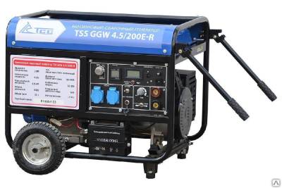 Бензиновый сварочный генератор TSS GGW 4 5/200E-R