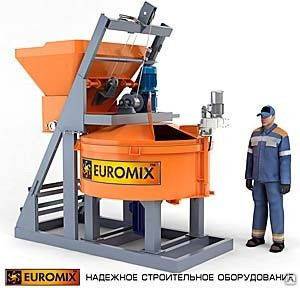Бетоносмеситель роторного действия Euromix 600.750 СКИП