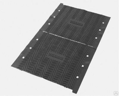 Дорожка ПВХ Logicroof Walkway Puzzle серая 0,6x0,6м 50 шт/упак