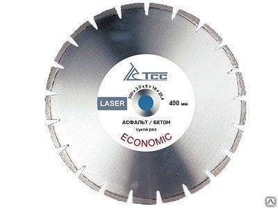 Алмазный диск ТСС 400-economic (асфальт, свежий бетон, песчаник)