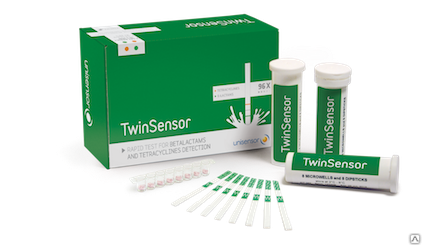 Twinsensor (96 тестов), тест на антибиотики в молоке