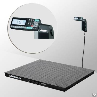 Весы платформанные 4D-PM-12/12-3000-RL с печатью этикеток