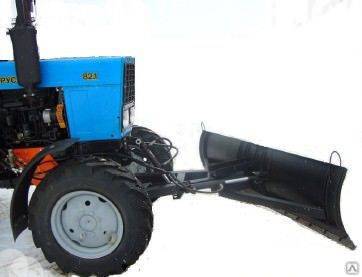Отвал коммунальный снегоуборочный МТЗ-1221 поворот вручную